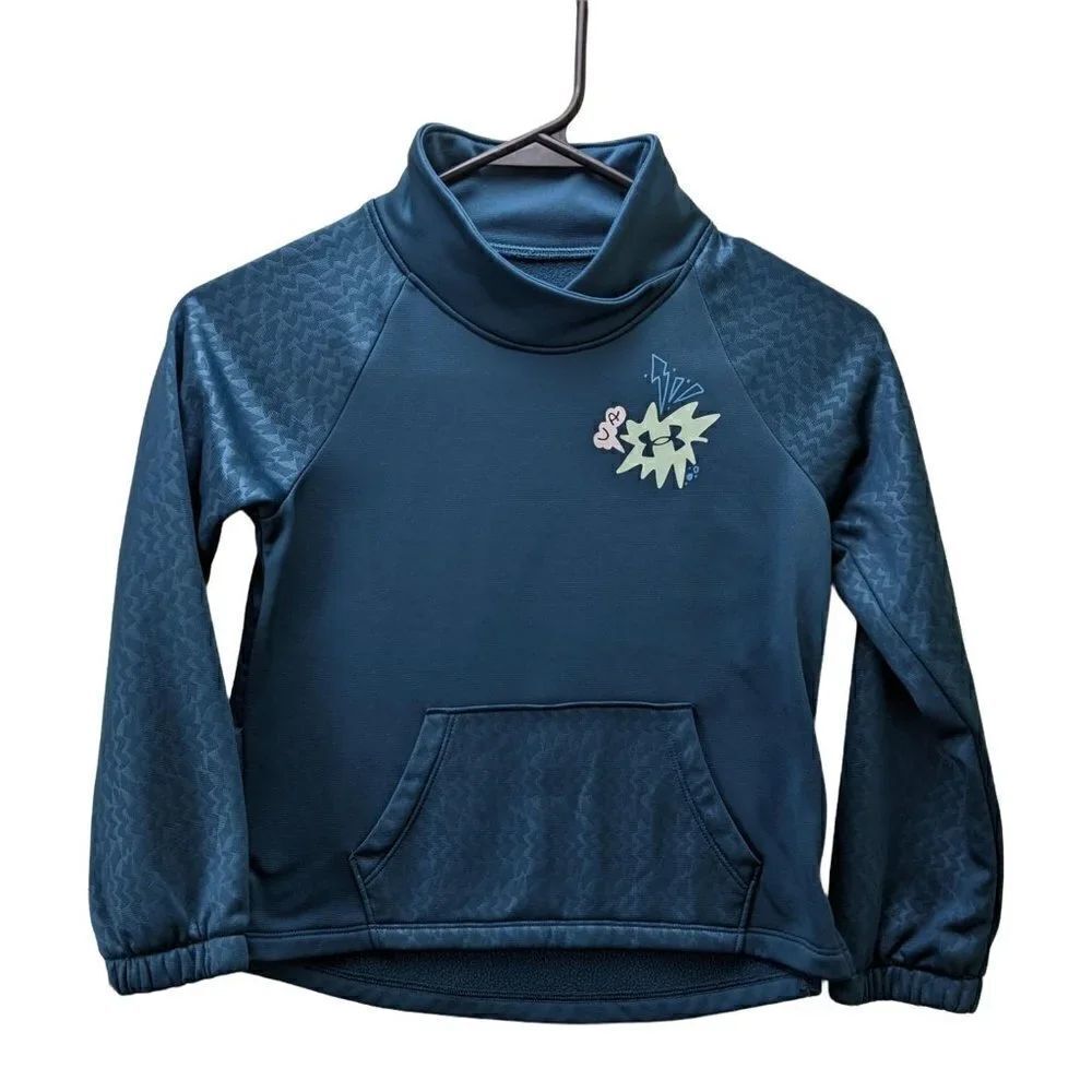 Under Armour Youth Small Blue Long Sleeve Pullover UA